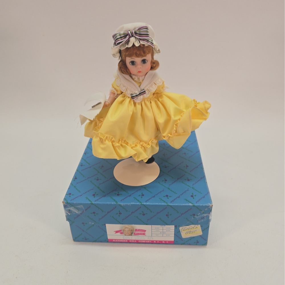 Vintage Madame Alexander 8" Doll 421 - Curly Locks